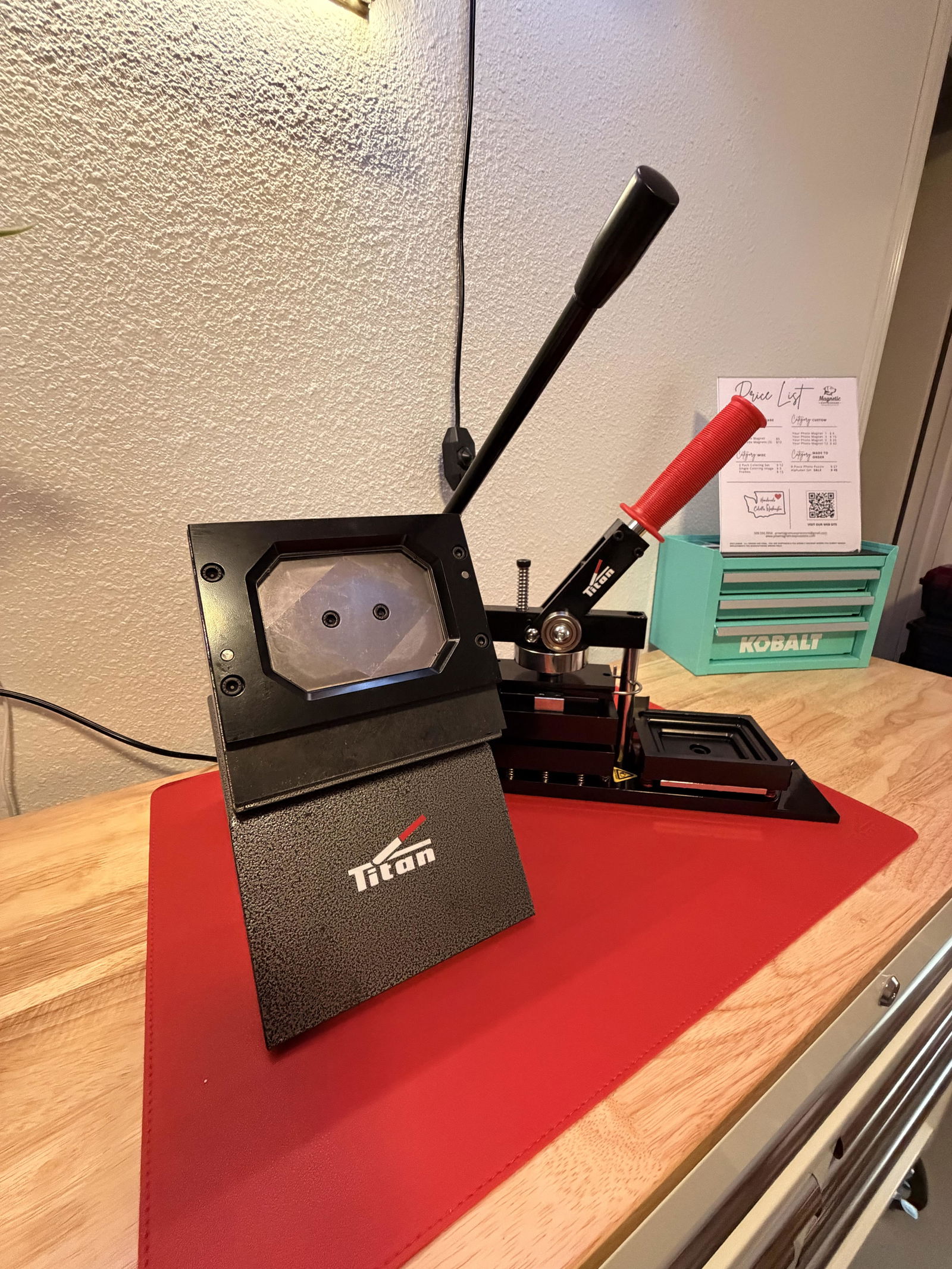 Erin Titan Press magnet making machine review photo