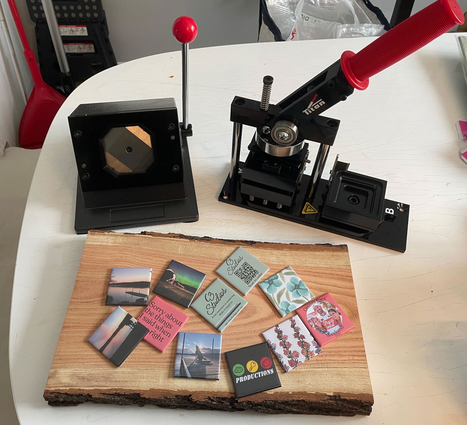 Carley Titan Press magnet making machine review photo